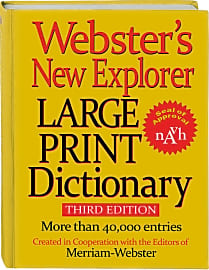 Webster's New Explorer Large Print