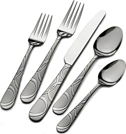 Pfaltzgraff Garland Frost Flatware Set
