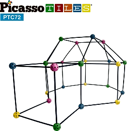 PicassoTiles 72 Piece