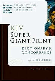 KJV Super Giant Print Dictionary