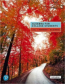 Algebra For College Students