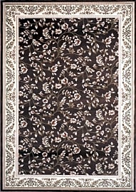 Rugshop Floral Transitional Brown