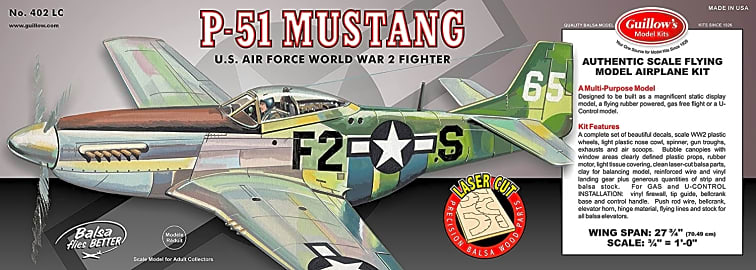 Guillow's P-51 Mustang
