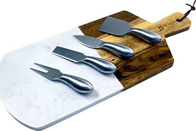 Zelancio Marble and Acacia