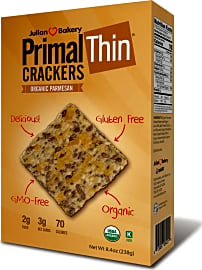 Julian Bakery Primal Thin Organic Parmesan Crackers