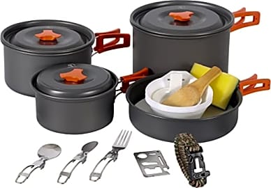 Redcamp Camping Cookware Mess Kit