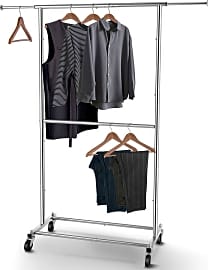 Simple Trending Double Garment Rack