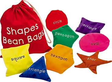 Educational Insights Shapes Beanbags