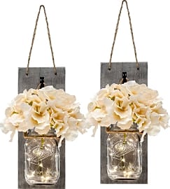 Hanging Mason Jars