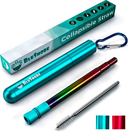 BluShore Telescopic Reusable Straw