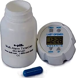 E-pill TimeCap and Bottle