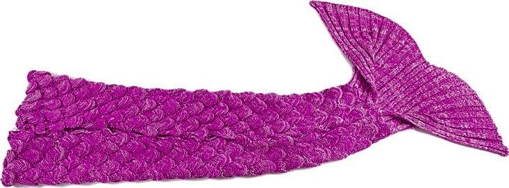 Jr. White Mermaid Tail Blanket