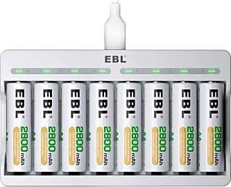 EBL Rechargeable 8 Pack