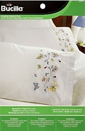 Bucilla Stamped Pillowcases