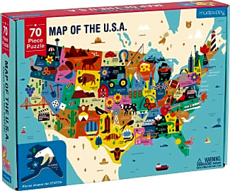 Mudpuppy America Map Puzzle