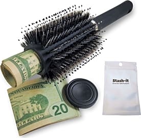 Stash-It Hair Brush