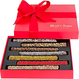 Hazel and Creme Pretzel Sticks