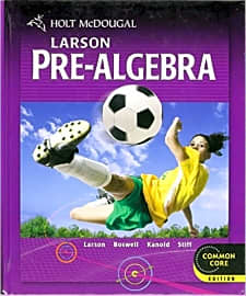 Holt McDougal Larson Pre-Algebra