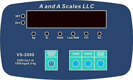 A and A Scales VS-2200