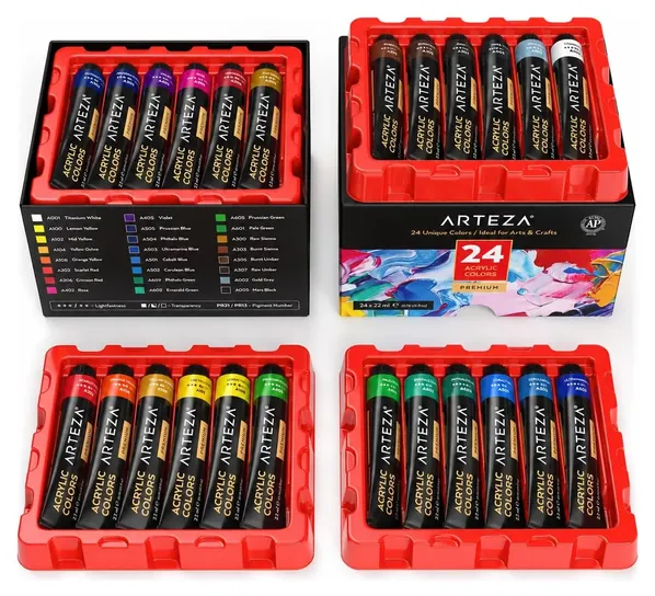 Arteza Acrylic Set