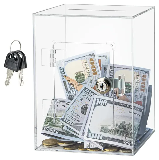 Hicocool Clear Lock Bank