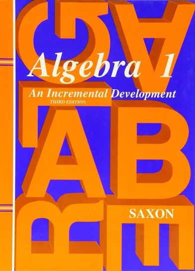 Saxon Algebra 1