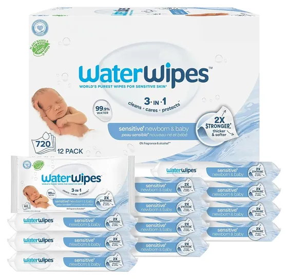 WaterWipes Sensitive+