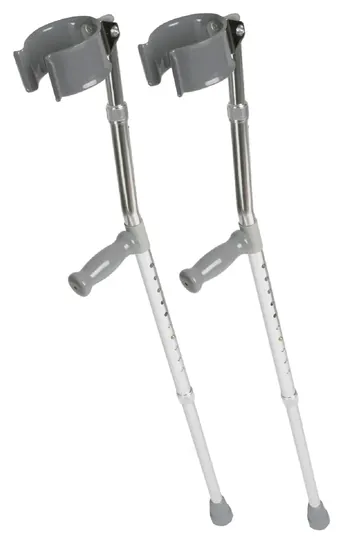 Medline Aluminum Forearm Crutches