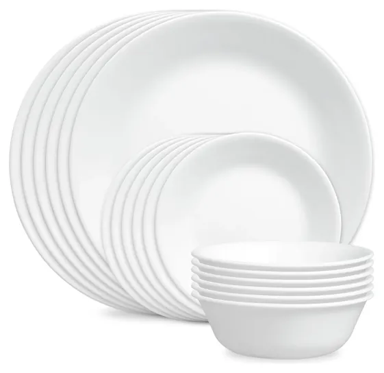 Corelle Vitrelle Winter Frost White