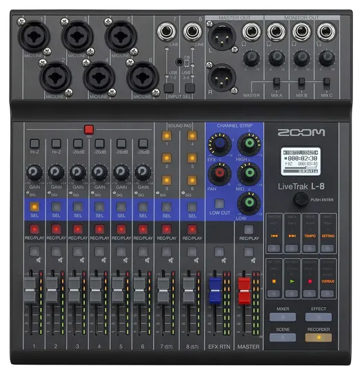 Zoom LiveTrak L-8