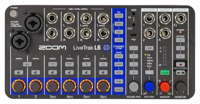 Zoom LiveTrak L6