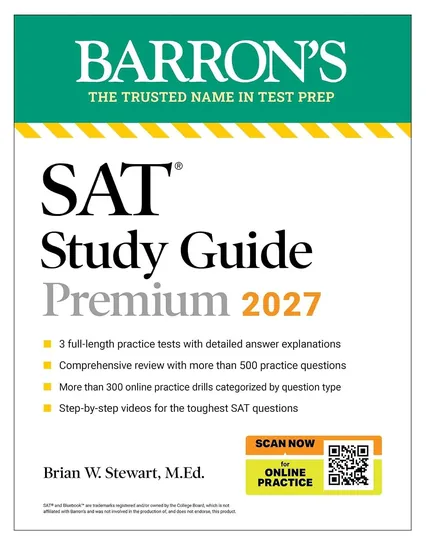 Barron's SAT Study Guide Premium