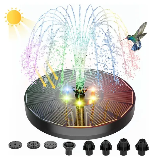 Alukiki LED Solar Fountain