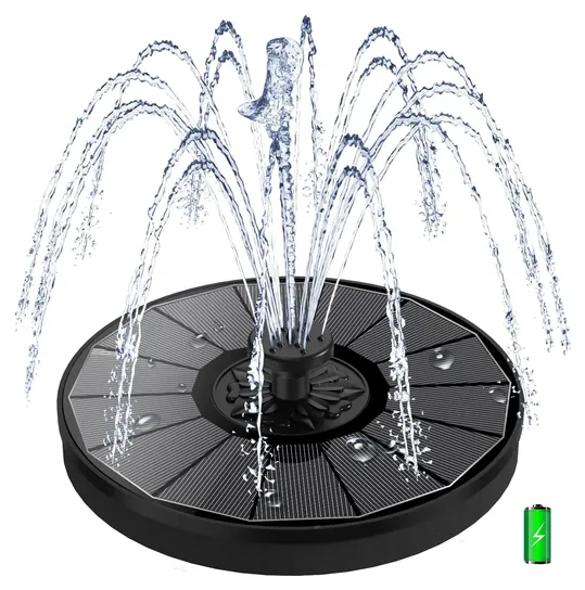 Yzert Battery Solar Fountain
