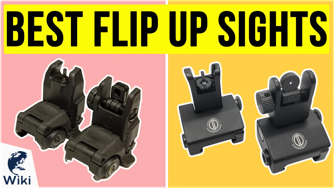 thumbnail image 2 of 2 Pair Tactical Flip-up Backup Sights – Front & Rear Set – Low Profile Folding – 20mm Rail – Khaki 2 of 4